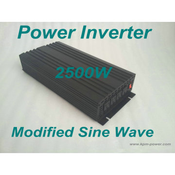 Onduleur à onde sinusoïdale modifiée de 2500 watts / convertisseurs de courant continu en courant alternatif